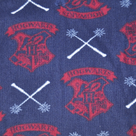 New HARRY POTTER Navy Blue Fleece Pajama Set [D5] - Picture 5 of 8